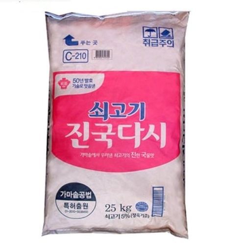 청정원 쇠고기 진국다시 25kg