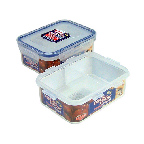 락앤락 직사각 2칸찬통 350ml (HPL806C) [1개]