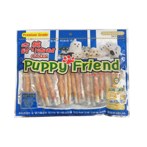  퍼피프렌드 숯불치킨껌 400g [1개]