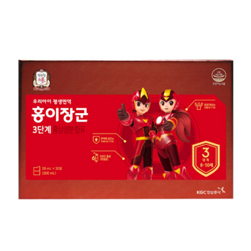  정관장 홍이장군 3단계 차일드 20ml 30포 [3개]