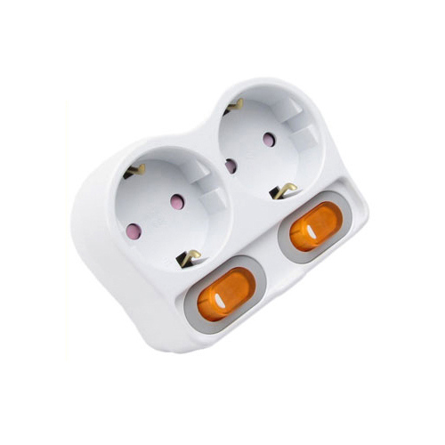 강원전자 NETmate SAFE 2구 16A ㄱ자형 멀티탭