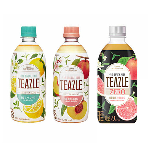 웅진식품 티즐 제로 자몽 블랙티 500ml