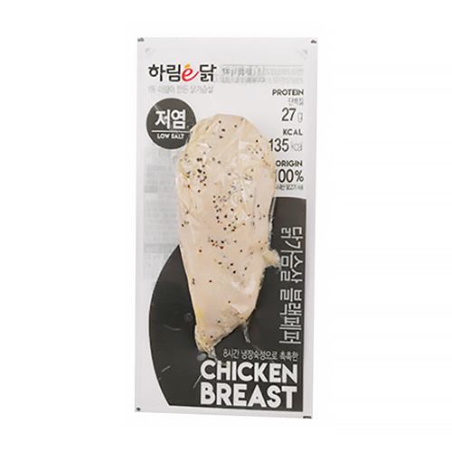 하림 하림이닭 저염 닭가슴살 블랙페퍼 100g