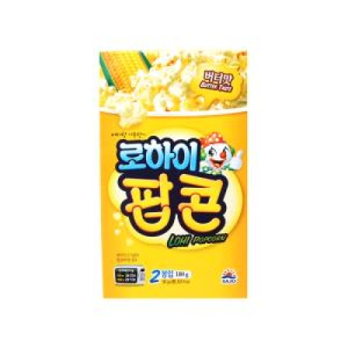 사조해표 로하이 버터맛 팝콘 90g [2개]