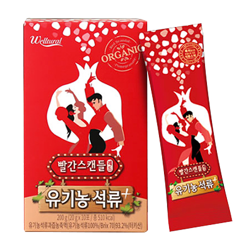 웰츄럴바이오 빨간스캔들 레드 유기농 석류+ 20g 60포