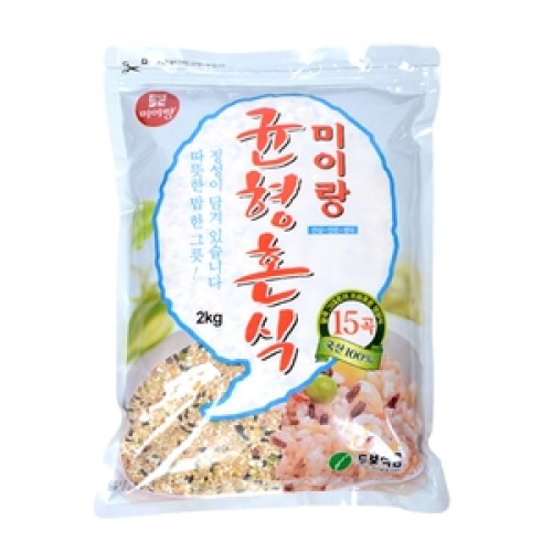 두보식품 미이랑 15곡 균형혼식 2kg [1개]