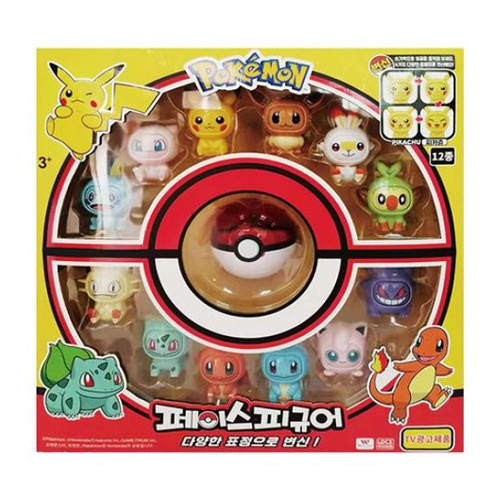 포켓몬 페이스 피규어 12종세트