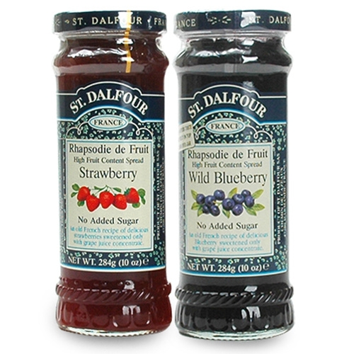 샹달프 과일잼 284 2종 (딸기+블루베리잼)