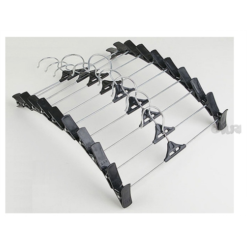 가쯔  검정 집게 바지걸이