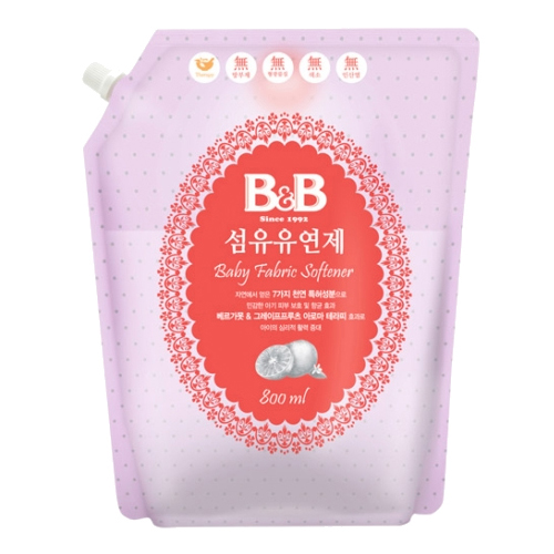  B&B 섬유유연제 베르가못 캡리필 800ml [1개]