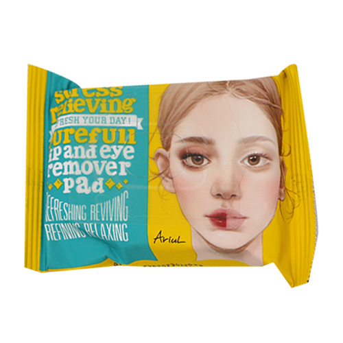 아리얼 스트레스 릴리빙 립&아이 리무버패드 30매