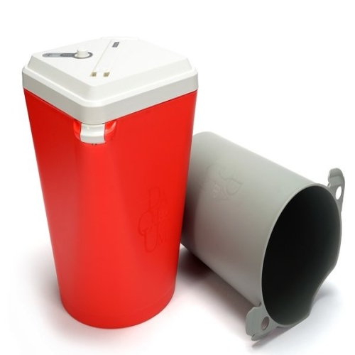 그린  뉴 다채움 인테리어 압축 휴지통 10L