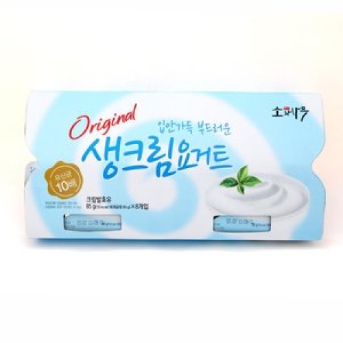 동원F&B 소와나무 생크림 요거트 85g