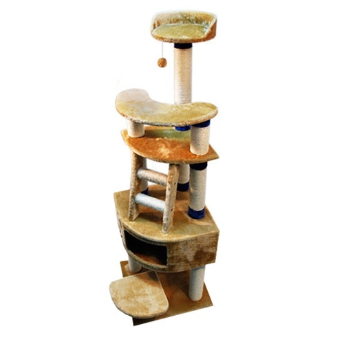 펫모닝 베이지 대형캣타워(PMC-110937)