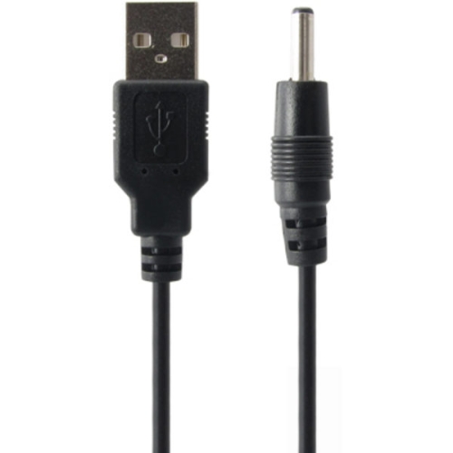 강원전자  USB to DC 플러그 3.5x1.4mm 전원 케이블 블랙