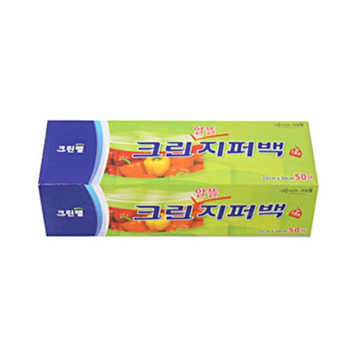 크린랲  크린 알뜰 지퍼백 25x30cm 50매