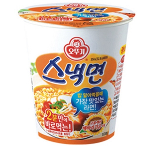 오뚜기  스낵면컵 62g
