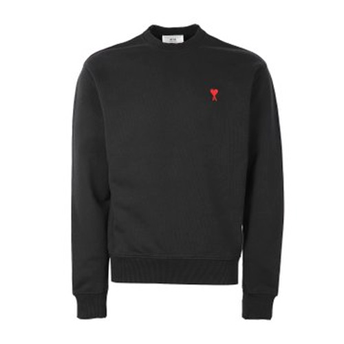 아미 하트 로고 코튼 맨투맨_BFUSW001 730 001