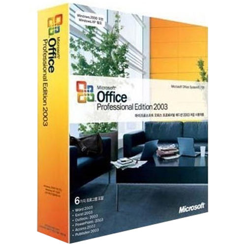 마이크로소프트 Office 2003 Professional [처음사용자용 한글]