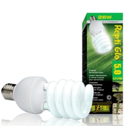 하겐  렙티글로 UVB 5.0 형광등(정글형) 13W