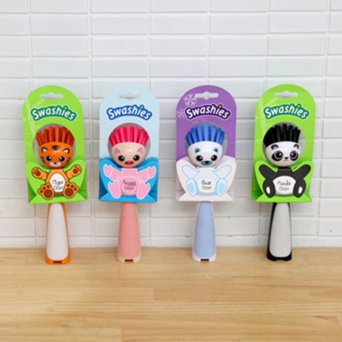 보스턴웨어하우스  스와시 애니멀 브러쉬 4종