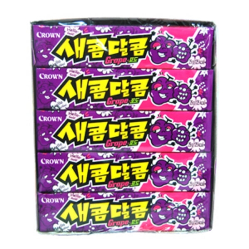 크라운제과  새콤달콤 포도 29g