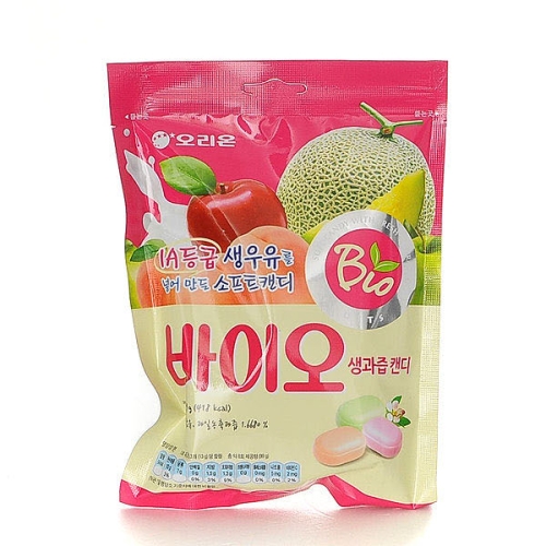 오리온  바이오 생과즙 캔디 99g