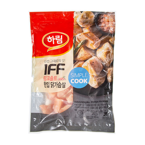 하림  IFF 핑크솔트 한입 닭가슴살 1.1kg