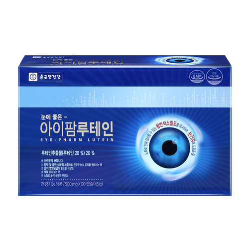  종근당건강 눈에좋은 아이팜 루테인 500mg 90캡슐 [1개]