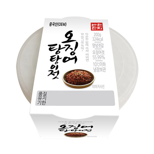 반찬단지  오징어탕탕이젓 200g