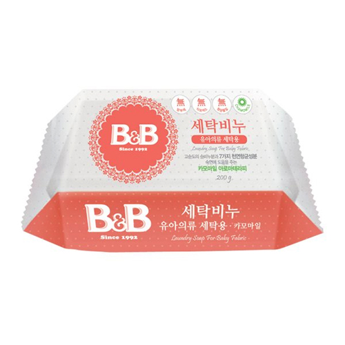 B&B 세탁비누 유아의류 카모마일 200g