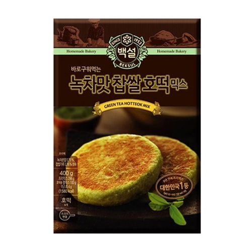 CJ제일제당 백설 녹차맛 찹쌀 호떡믹스 400g [1개]