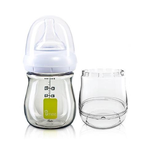  유미 PPSU 웜커버 젖병 160ml (노꼭지) [1개]