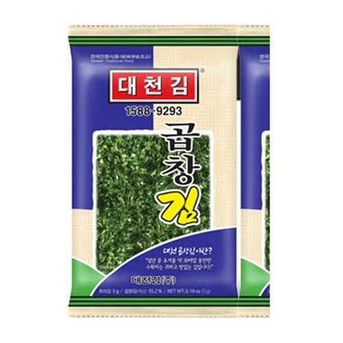 대천김  곱창 도시락김 5g
