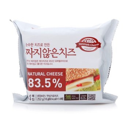 동원데어리푸드  덴마크 짜지않은 치즈 252g