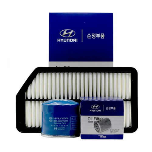 현대모비스  모비스 순정 오일필터 + 에어필터 세트