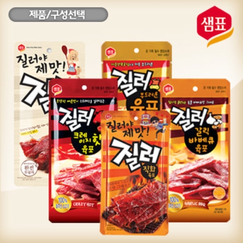 샘표식품 질러 크레이지 핫 육포 70g [2개]