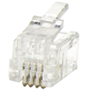 라이트컴 Coms RJ11 4P4C 커넥터 - 전화 송수화기용, 1Pack[200개]