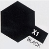 타미야  TA에나멜X-1 BLACK