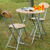 SMN 접이식테이블 세트 (2인용)