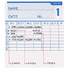 카피어랜드 MAX 출퇴근기록카드(ER-1500,2200용)[100매]