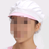 화이트가운 핑크 체크모자(GC-06PI)